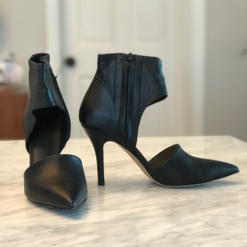 VINCE D’Orsay Heels - Black Leather